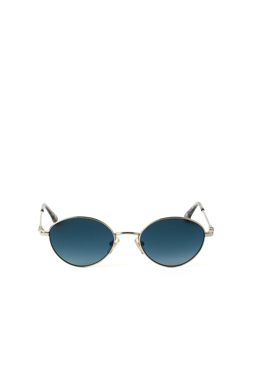 ba&sh lunettes de soleil ovales LANDY ARGENT